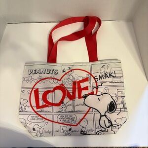 Peanuts Snoopy Love Letter Tote Bag
